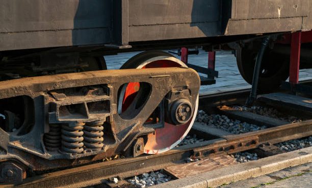 Rail network wagons to brake shoes
