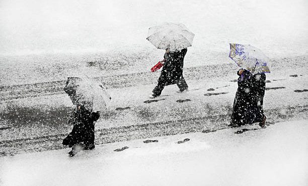 بارش برف شدید در بعضی از مناطق ایران Heavy snowfall
