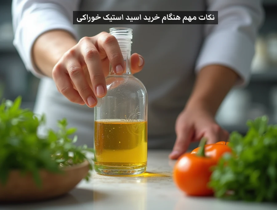 تاثیر اسید استیک خوراکی بر طعم و بافت محصولات غذایی