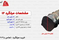 قیمت و وزن میلگرد 12 امروز | راهنمای خرید و محاسبه هزینه قیمت و وزن میلگرد 12 امروز | راهنمای خرید و محاسبه هزینه