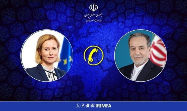 رایزنی وزیر امور خارجه ایران با مسئول سیاست خارجی اتحادیه اروپا