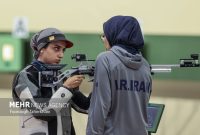 رقابت تیراندازان بانوان ایران با تفنگ ۱۰ متر در ناگویا آغاز شد